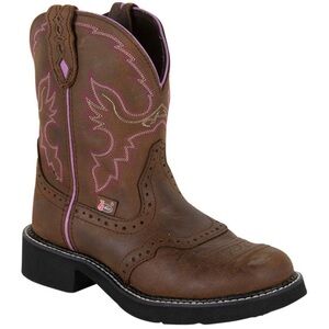 Justin Gypsy Womens Aged Bark Brown Western Boot size 7B